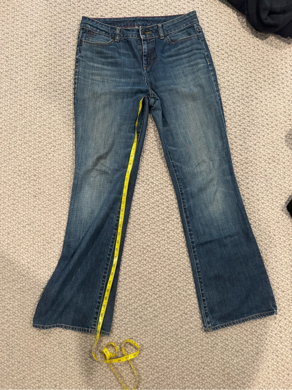 Talbots Dark Blue Boot-Cut Jeans
